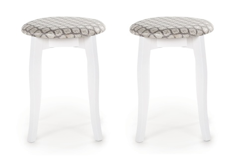 Табурет Рей белый / рио 17 компаньон