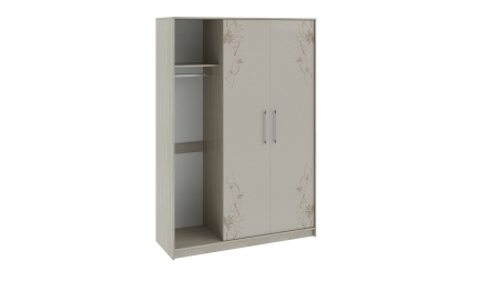 Шкаф-Купе Мадлен Ясень Шимо/Бежевый Глянец с Рисунком (Ш-1506 х В-2203 х Г-560 мм)