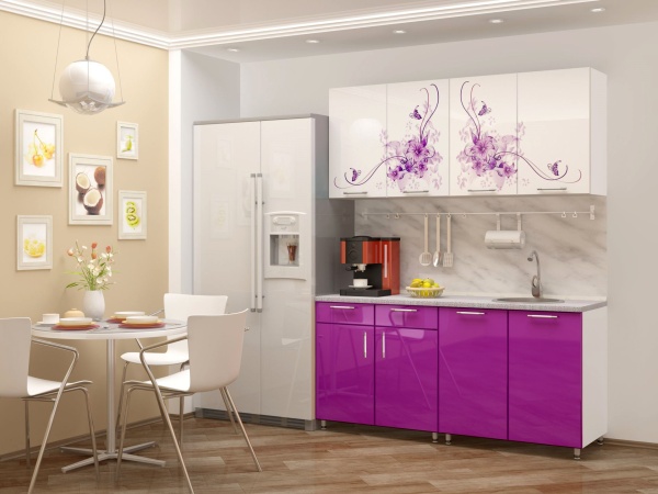 Кухонный Гарнитур Вдохновение Фотопечать МДФ 1,6 м.